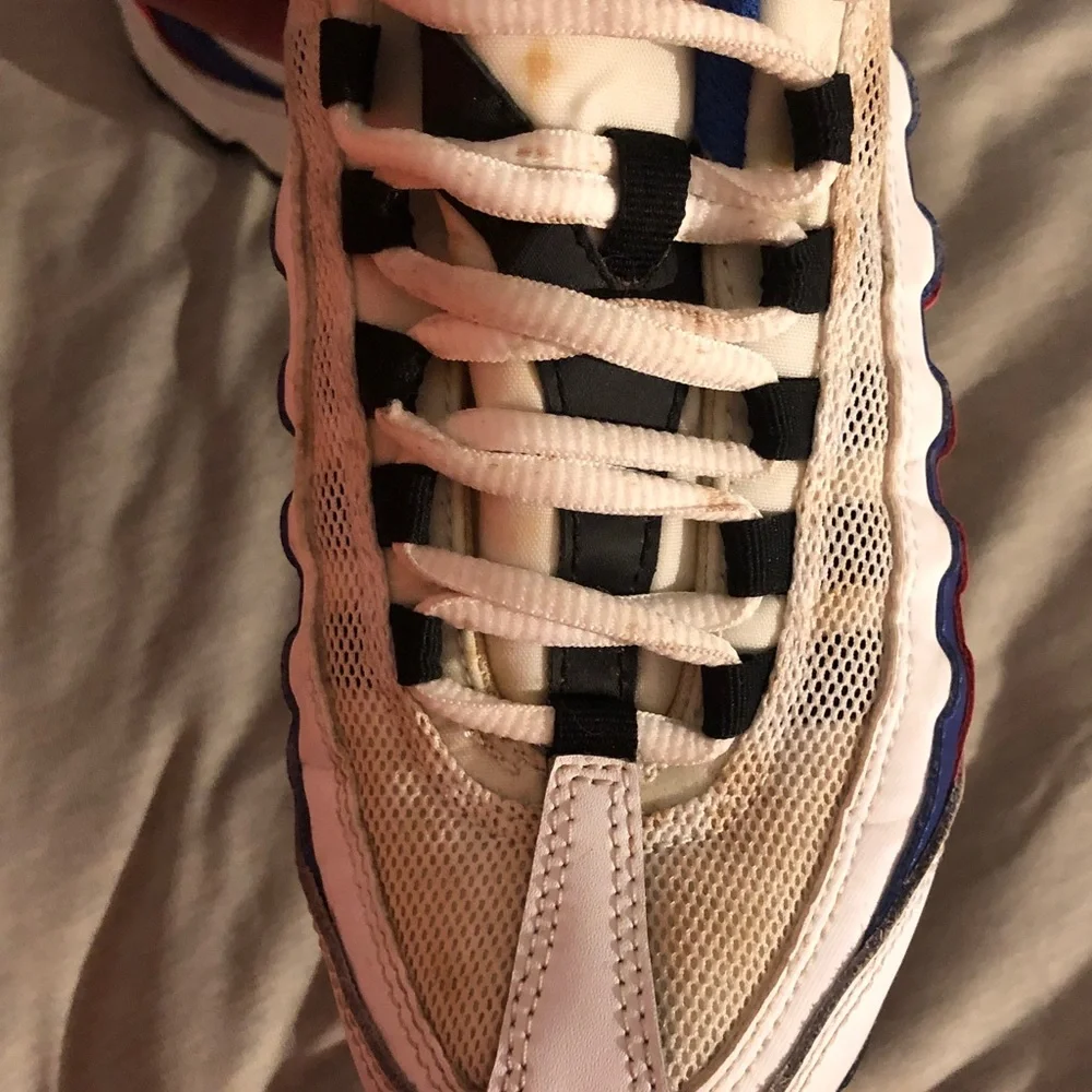 Nike Blue and White Sneakers